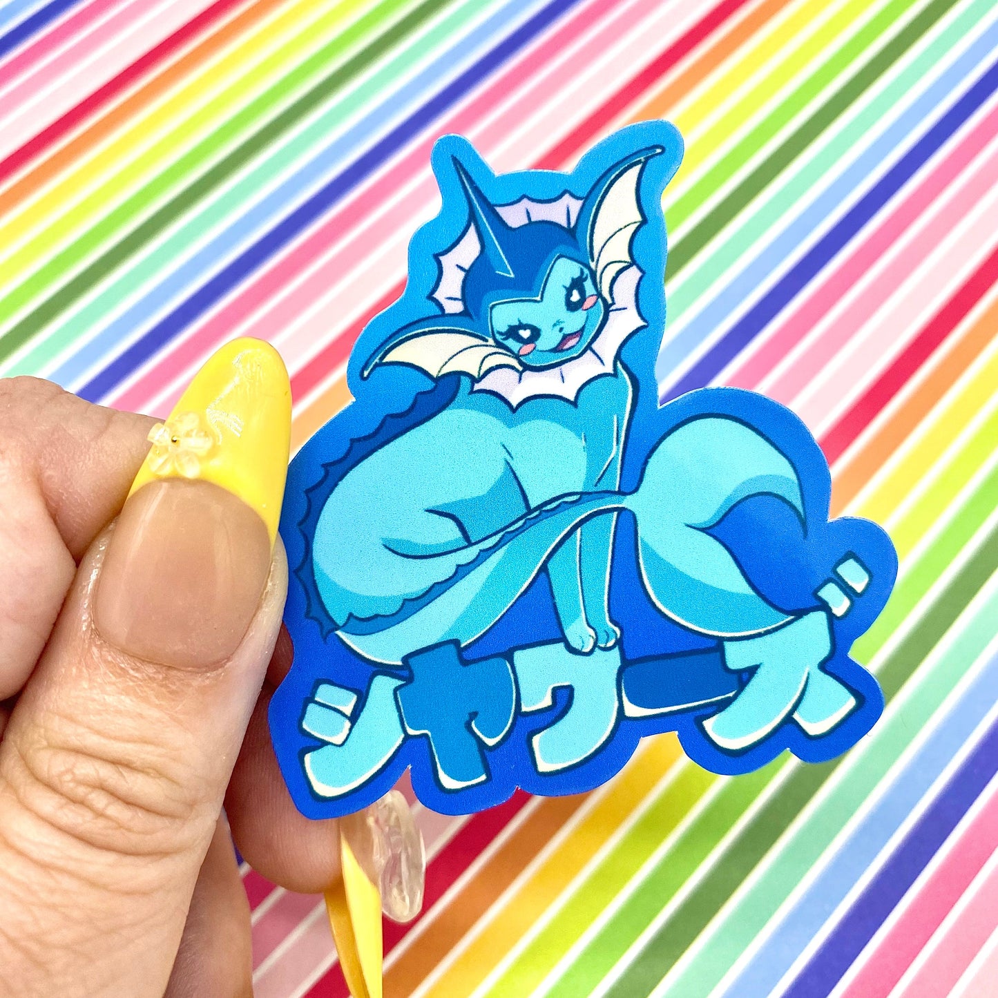 Water dog vinyl sticker