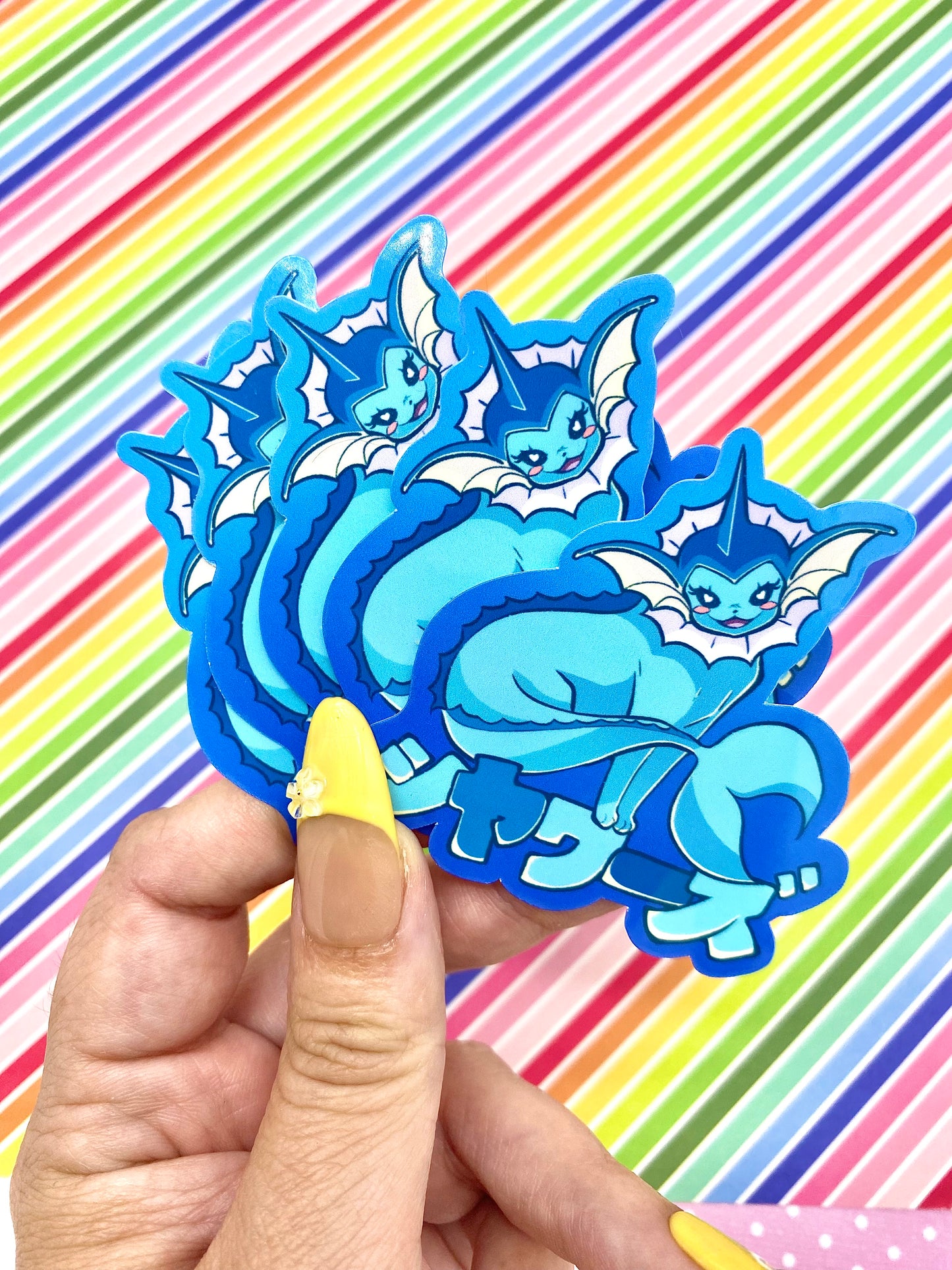 Water dog vinyl sticker