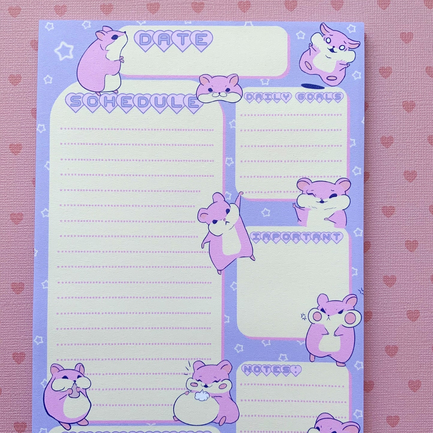 Hamsters Daily Planner