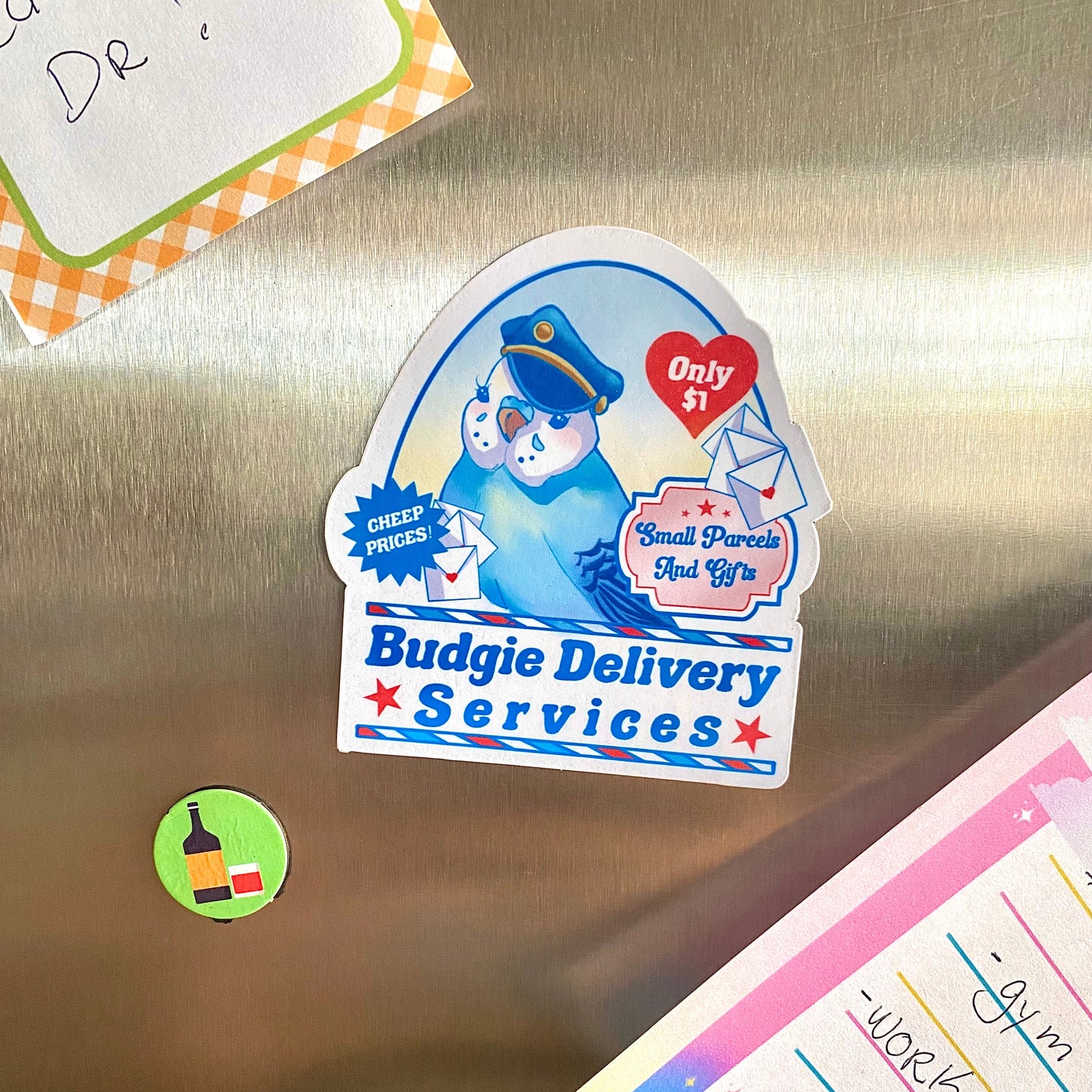 Budgie Delivery Services Magnet