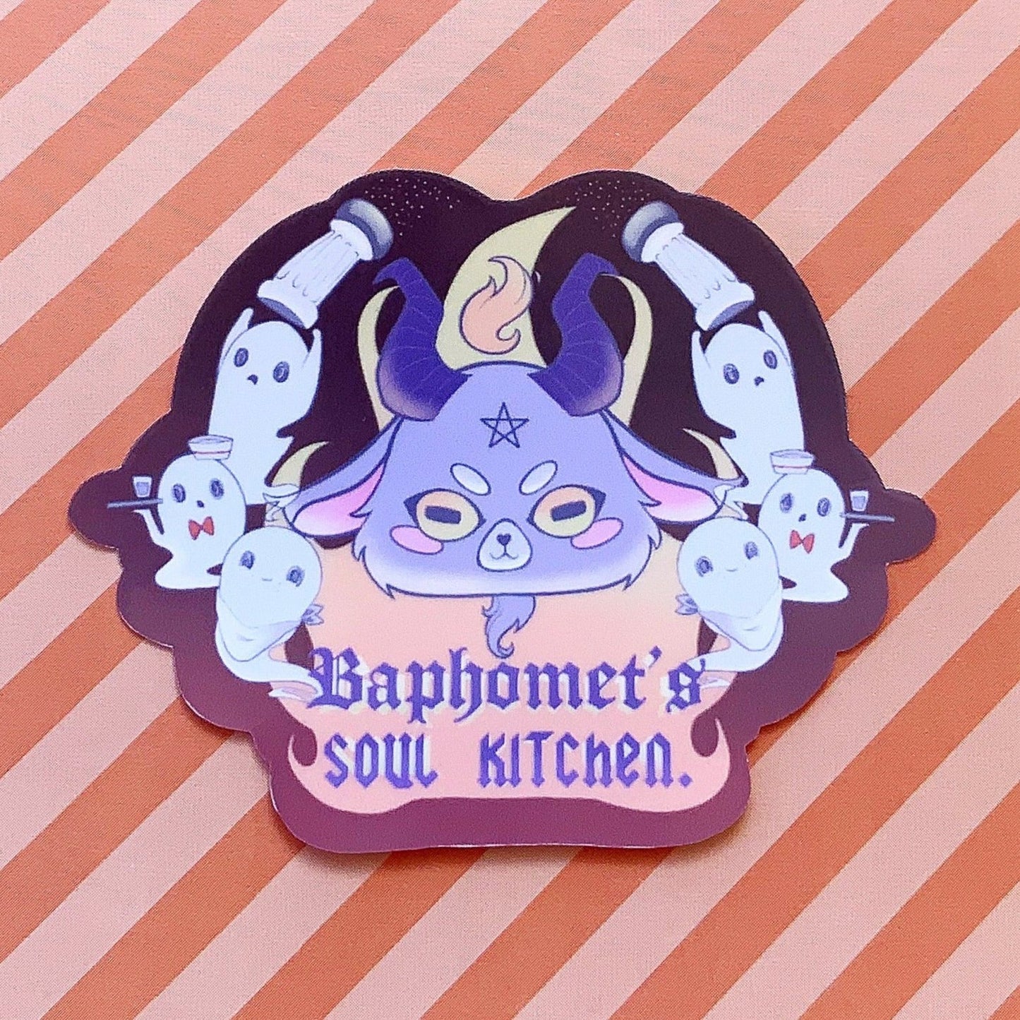 Baphomet's soul kitchen vinyl sticker