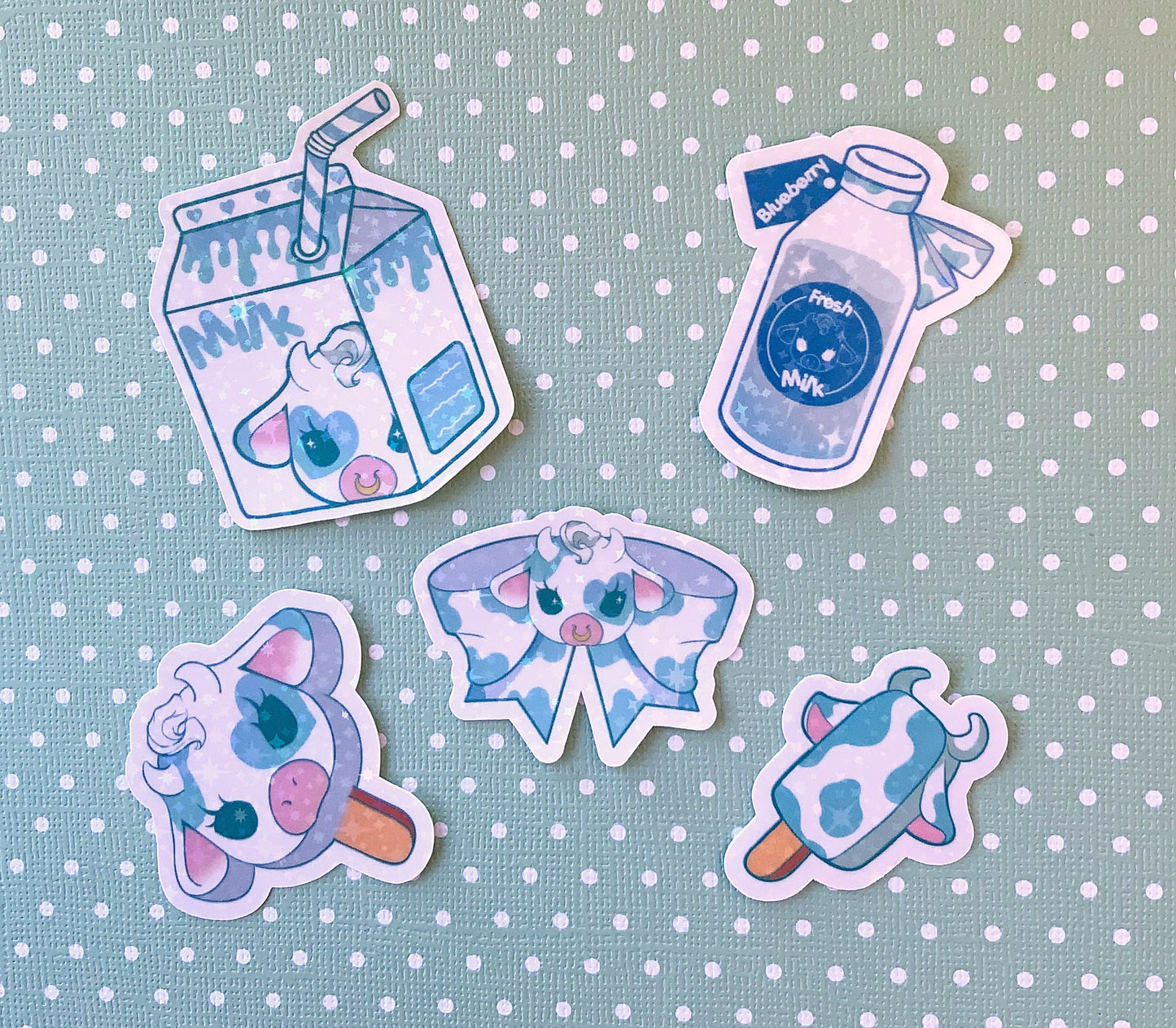 Moolisa vinyl sticker set of 5 laptop/decals available in 7 colors