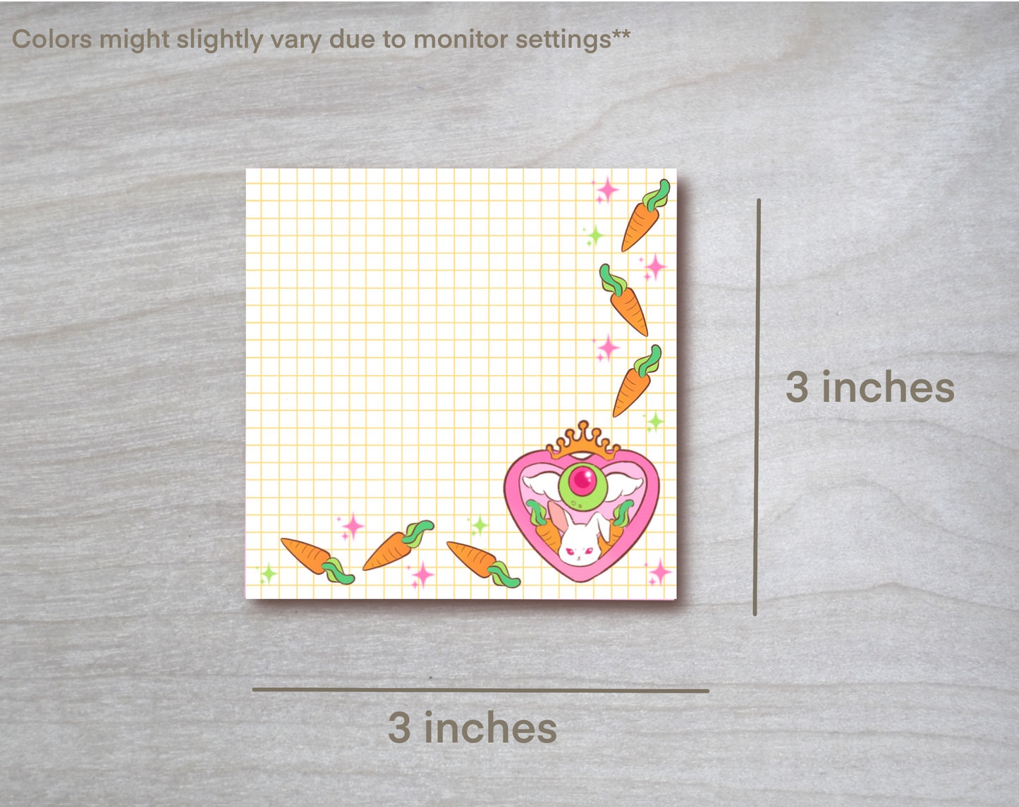Bunni & Carrots Memopad