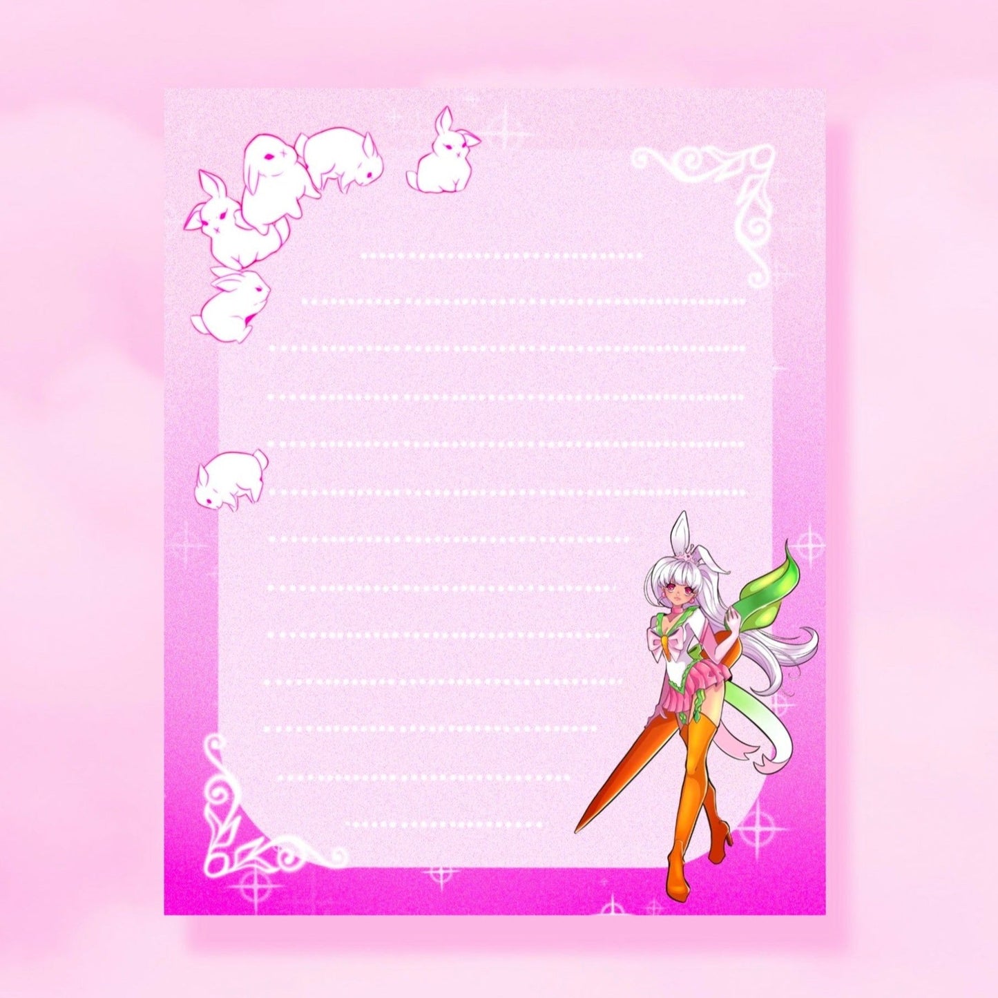 Magical Girl Bunni Notepad