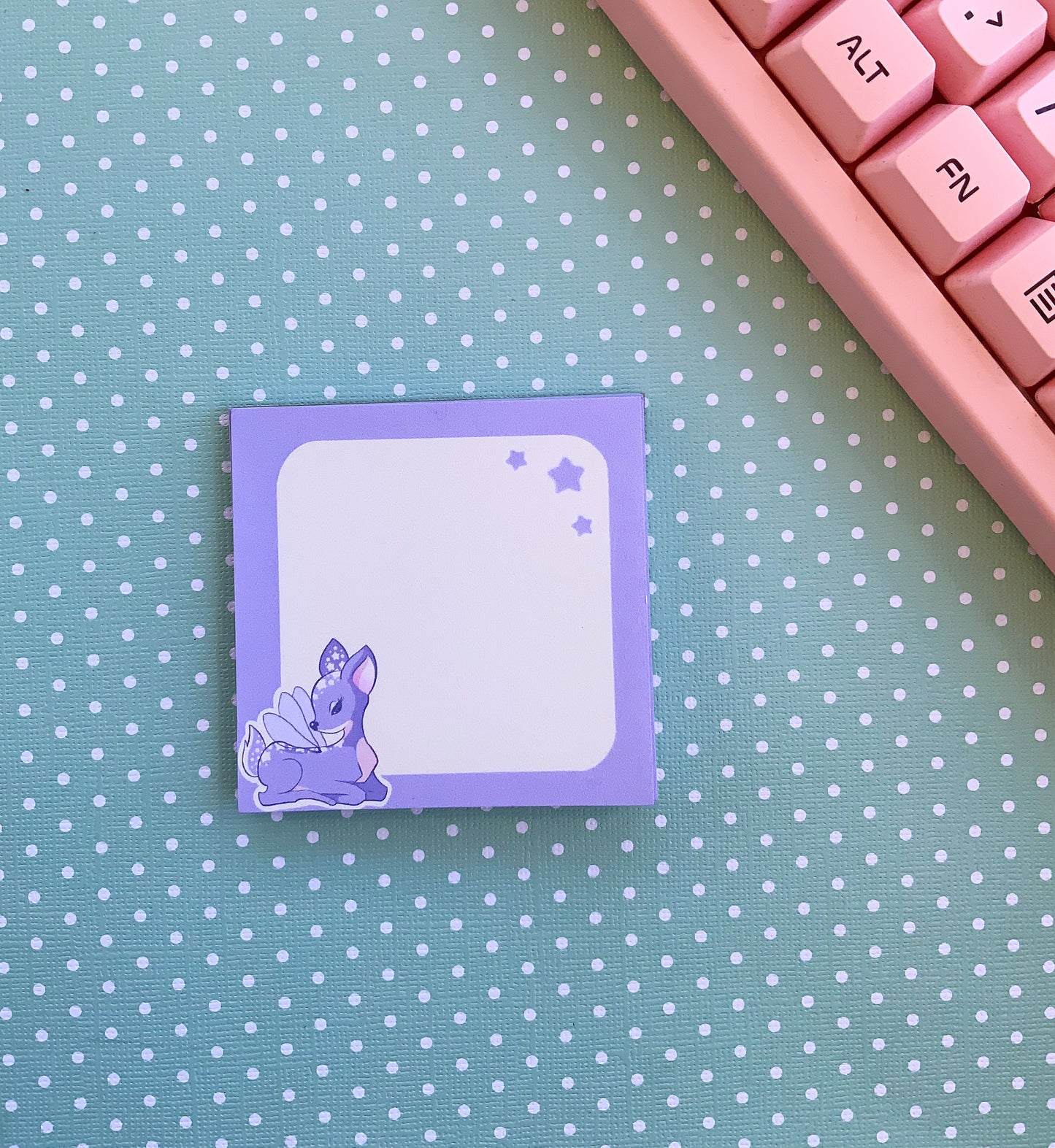 Lavender Fairy Deer Memopad