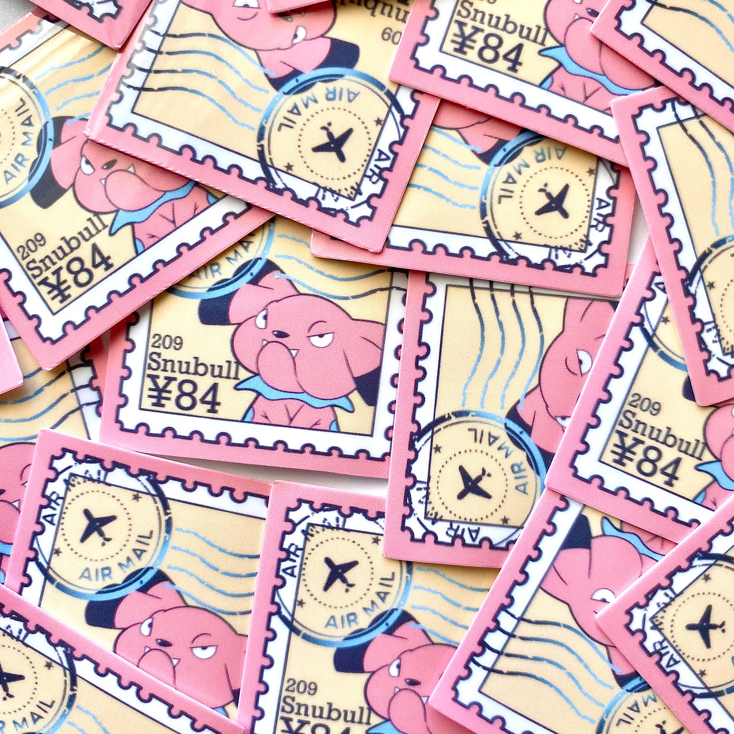 Fairy Type Stamps (mockups) vinyl  sticker pack