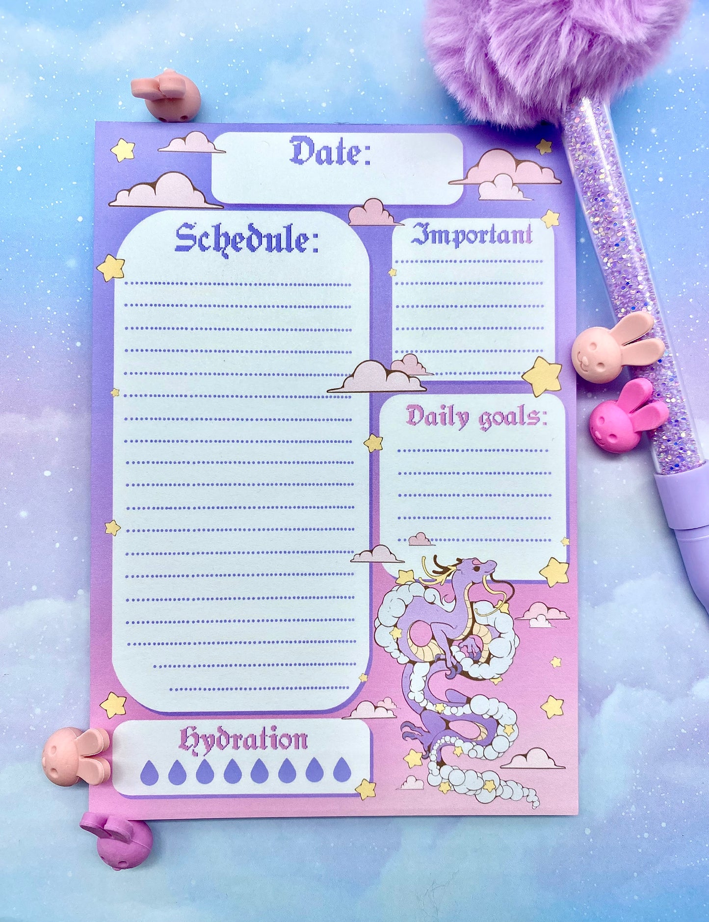 Dreamy Dragon Daily Planner