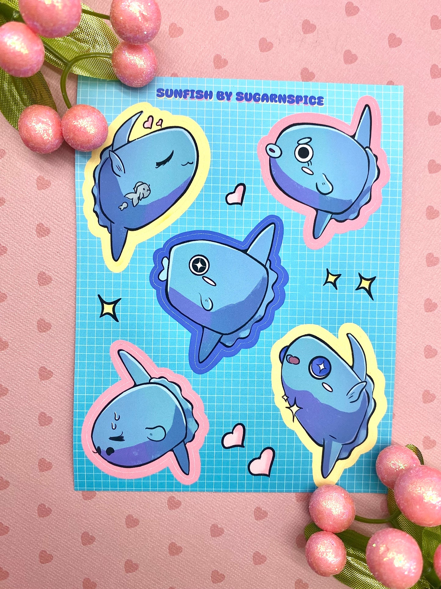 Sunfish Sticker Sheet