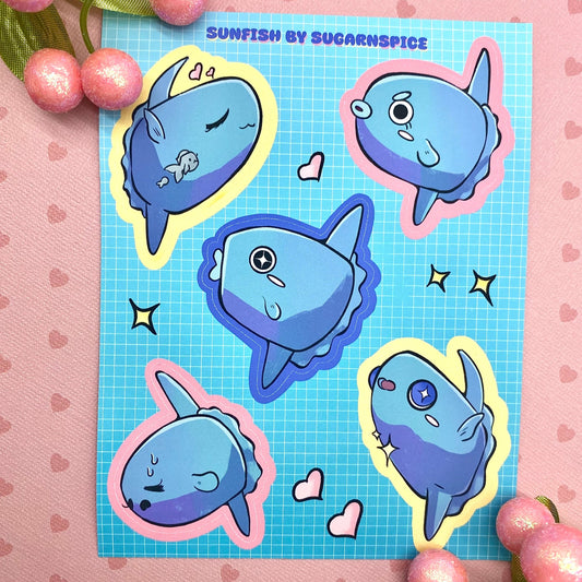 Sunfish Sticker Sheet