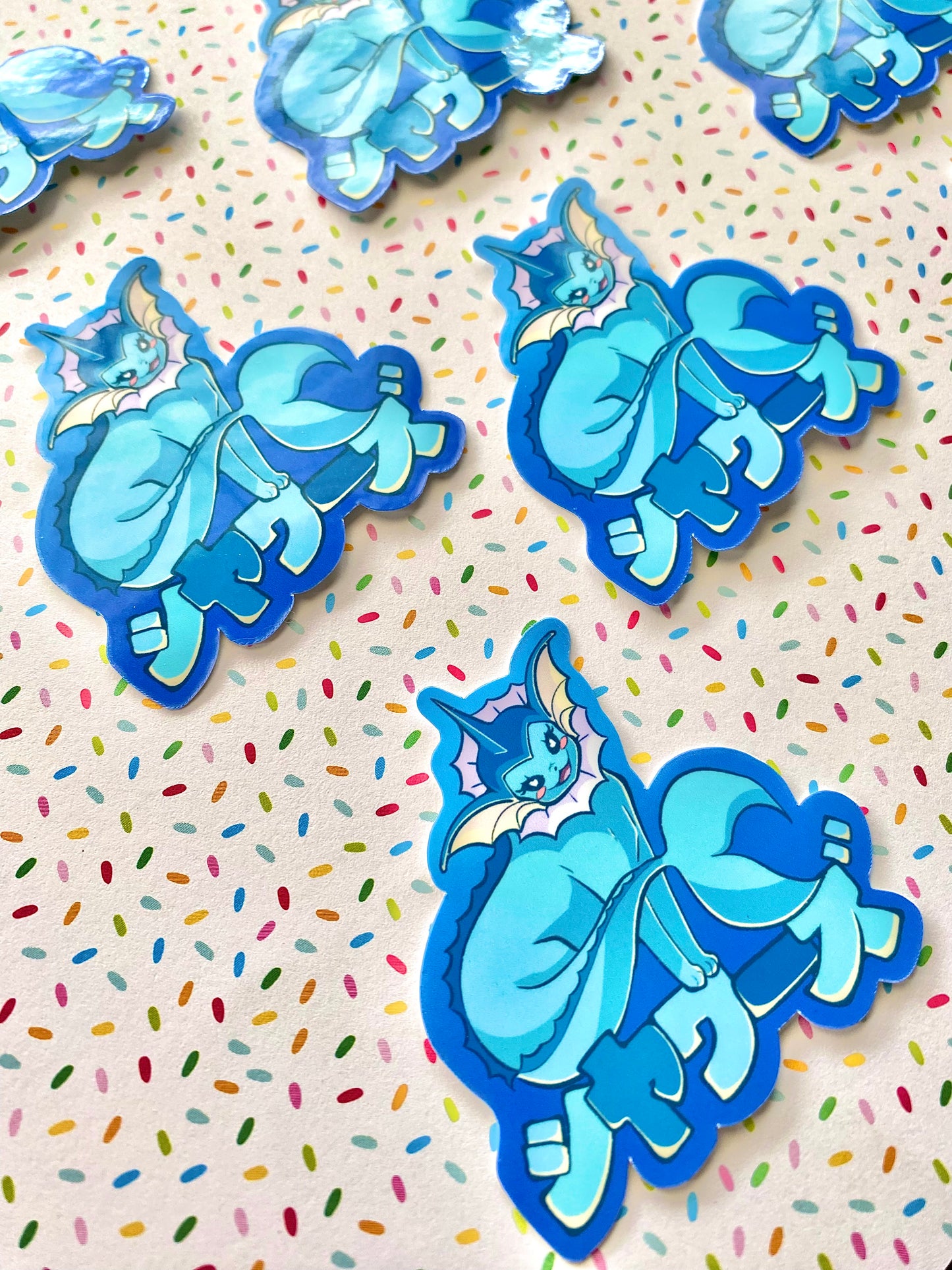 Water dog vinyl sticker