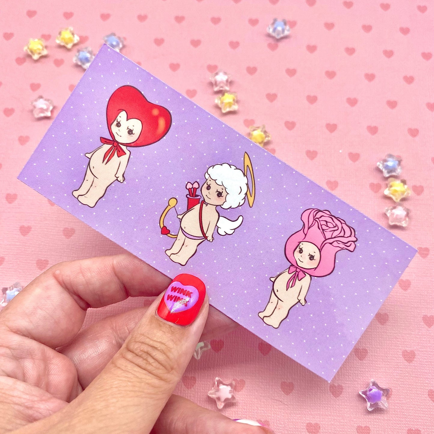 Valentine Babies Bookmark