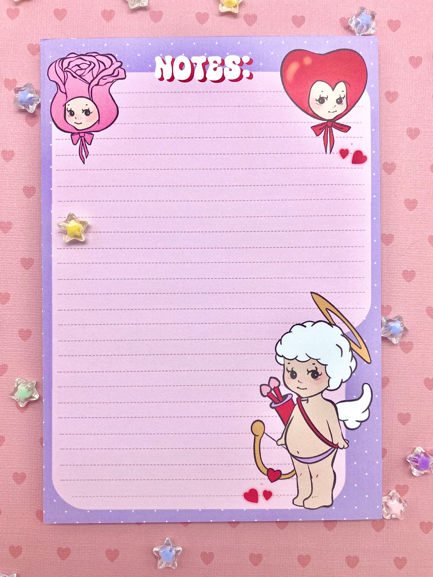 Valentine Babies Large Notepad