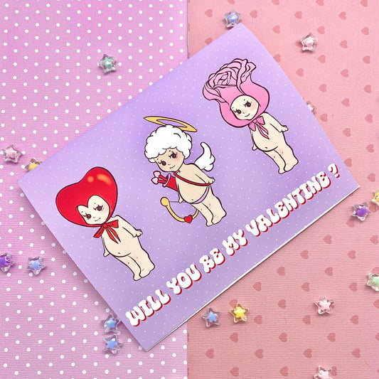 Valentine Babies Greeting Card