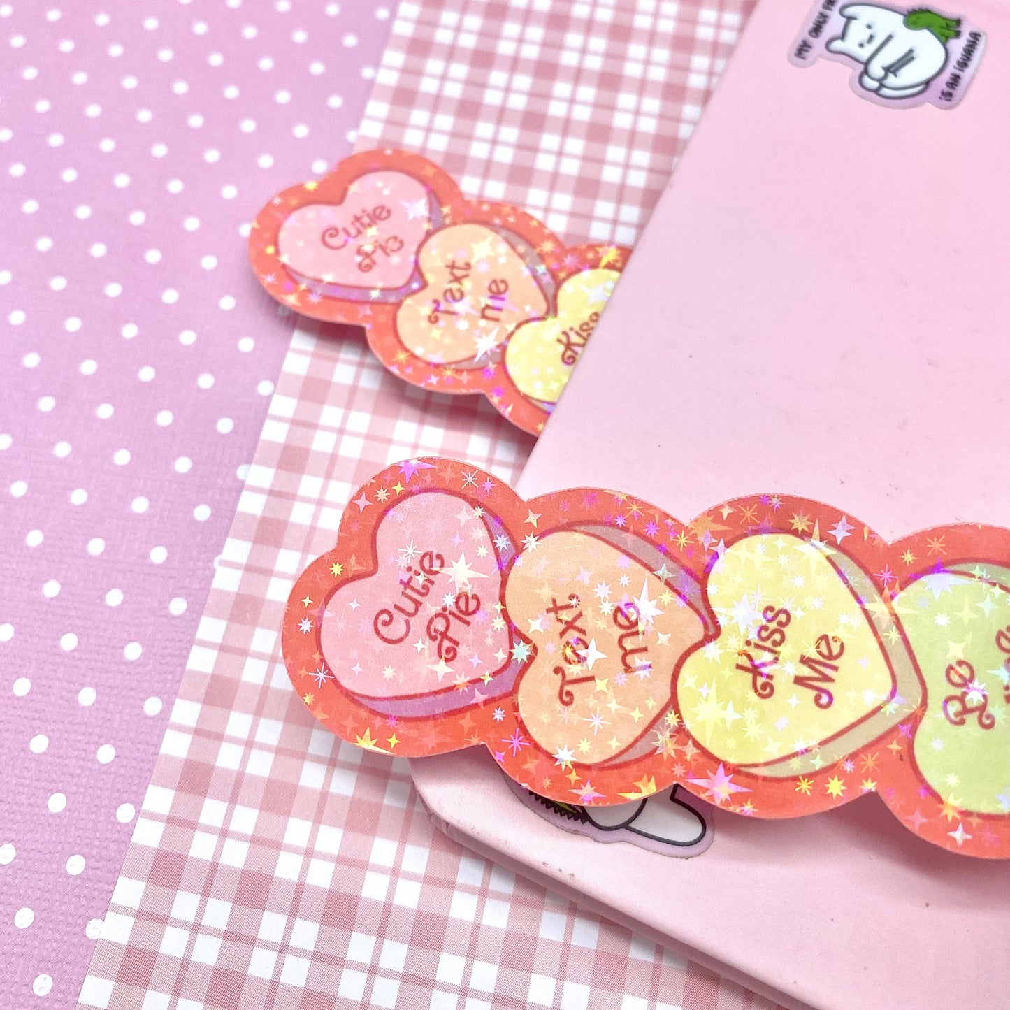 Sweethearts Candy Holographic Bookmark