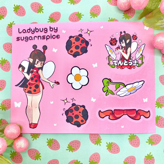 Ladybug Sticker Sheet