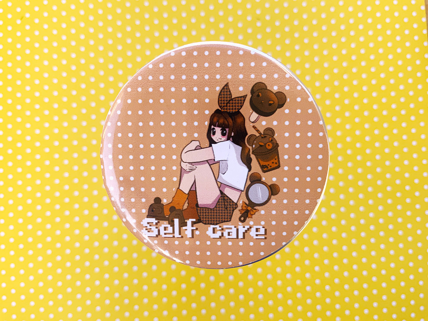 Selfcare Button Pin