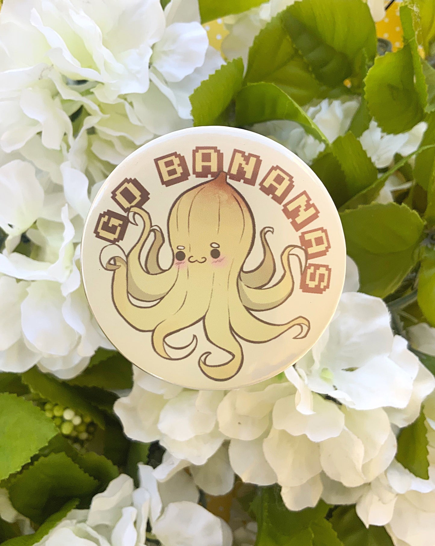 Go Bananas/ Bananoctopus Button Pin