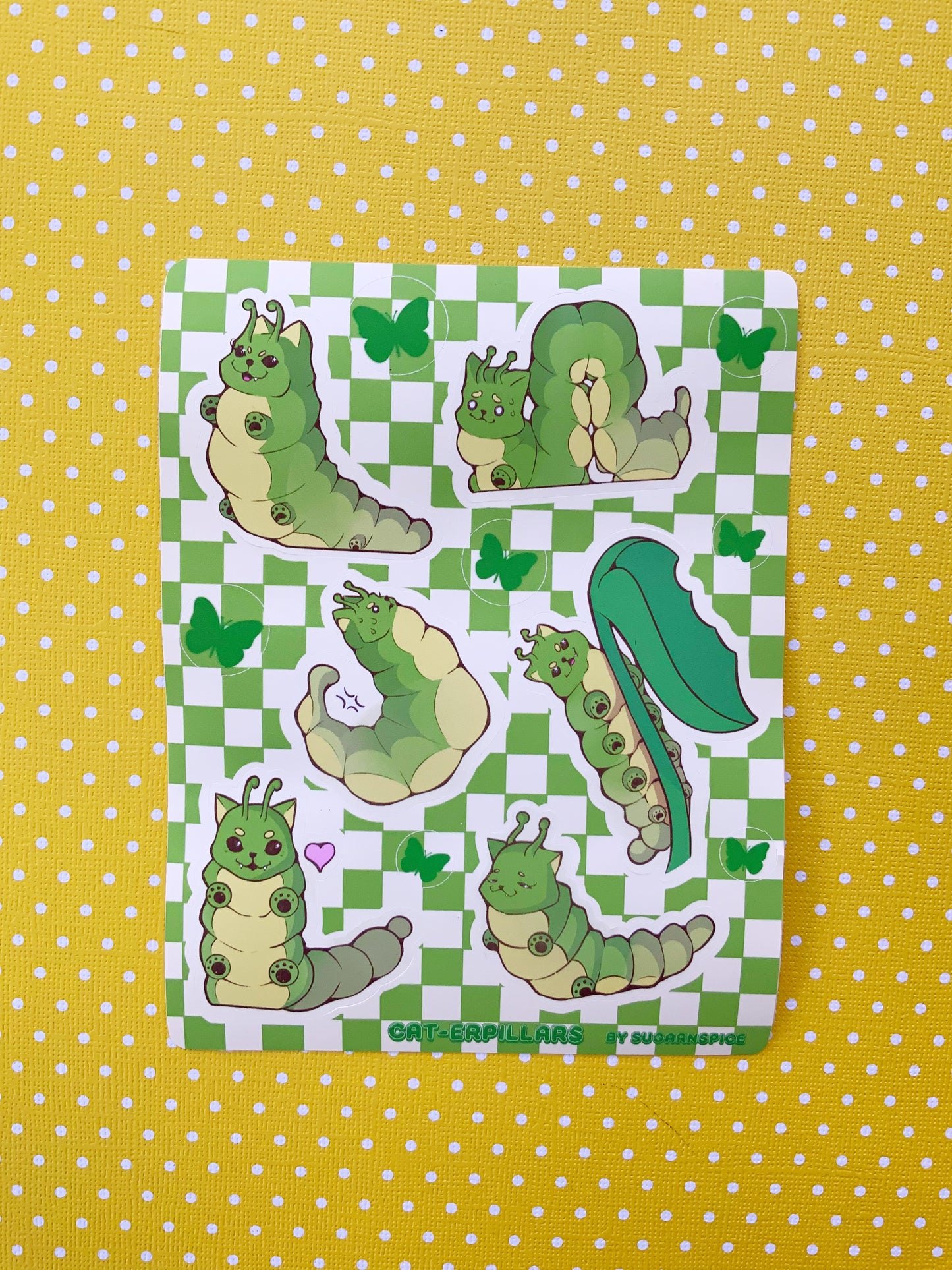 Caterpillars Sticker Sheet