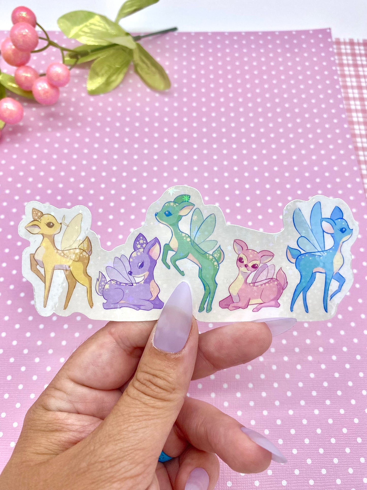Pastel Deer Bookmark