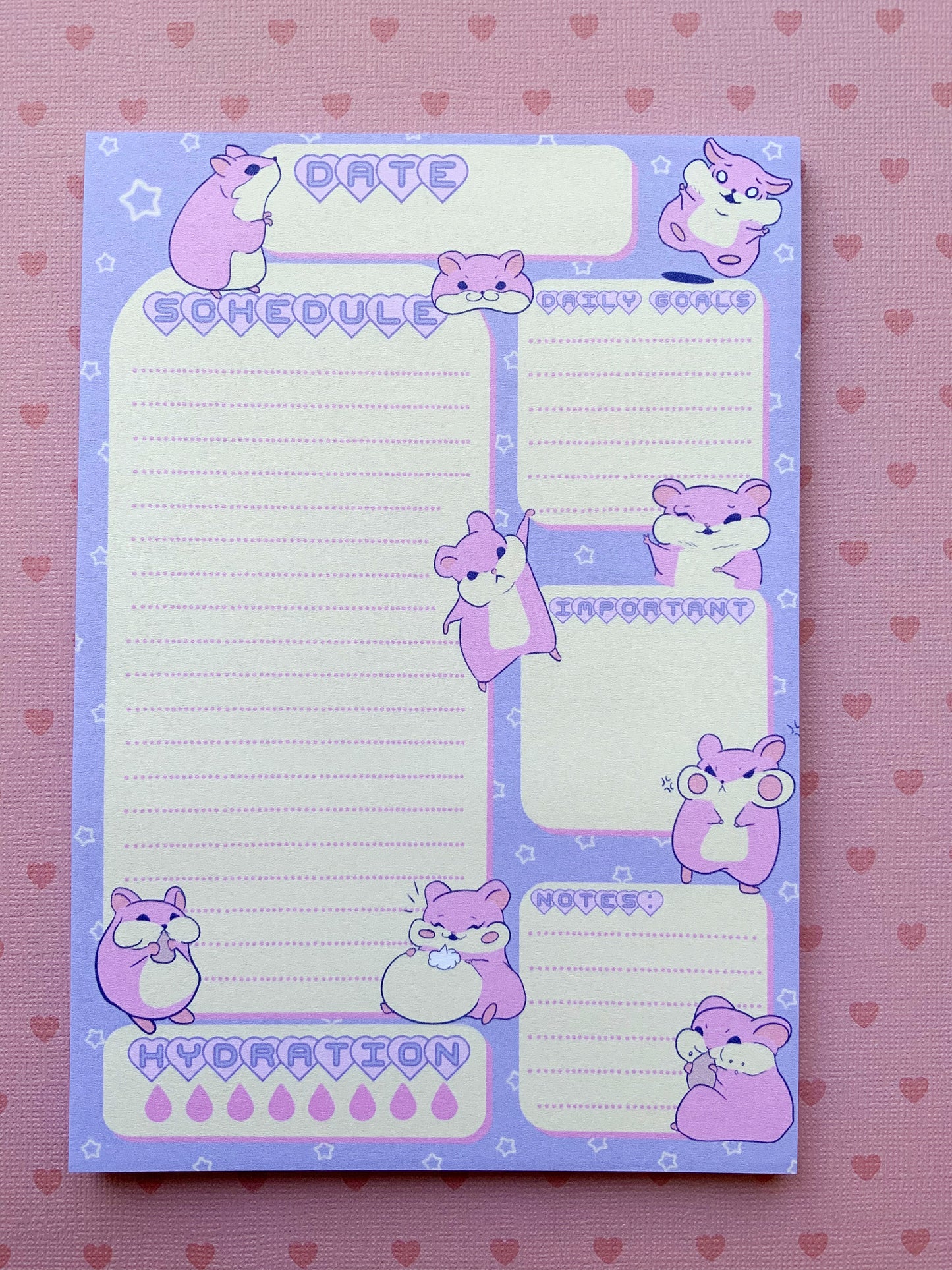 Hamsters Daily Planner