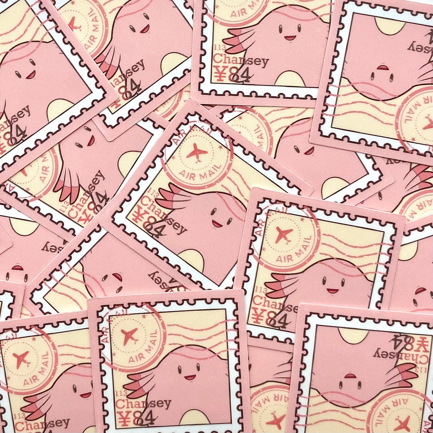 Normal Type Pokepal Stamps (mockups) vinyl  sticker pack