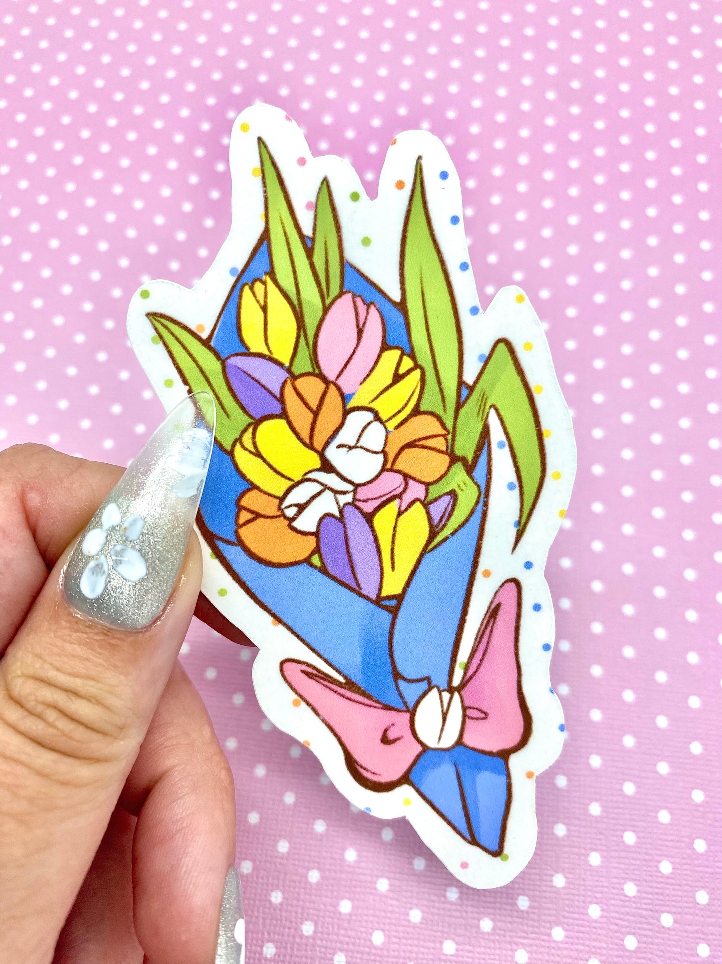 Tulip Bouquet Bookmark