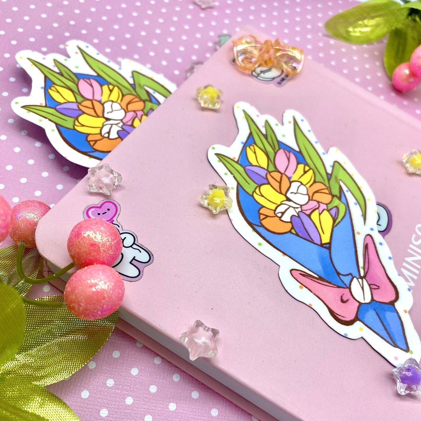 Tulip Bouquet Bookmark