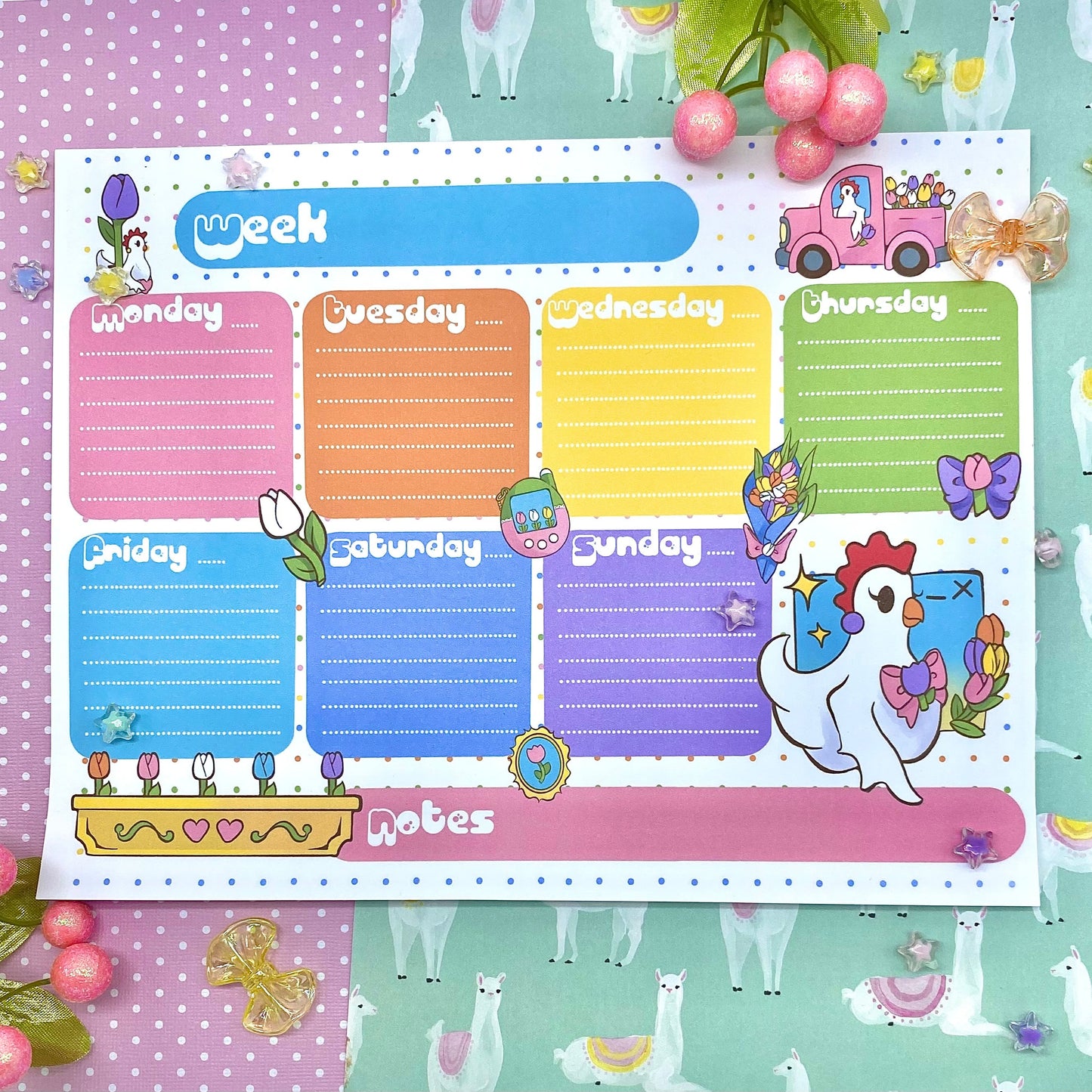 Henrietta x Tulips Weekly Planner