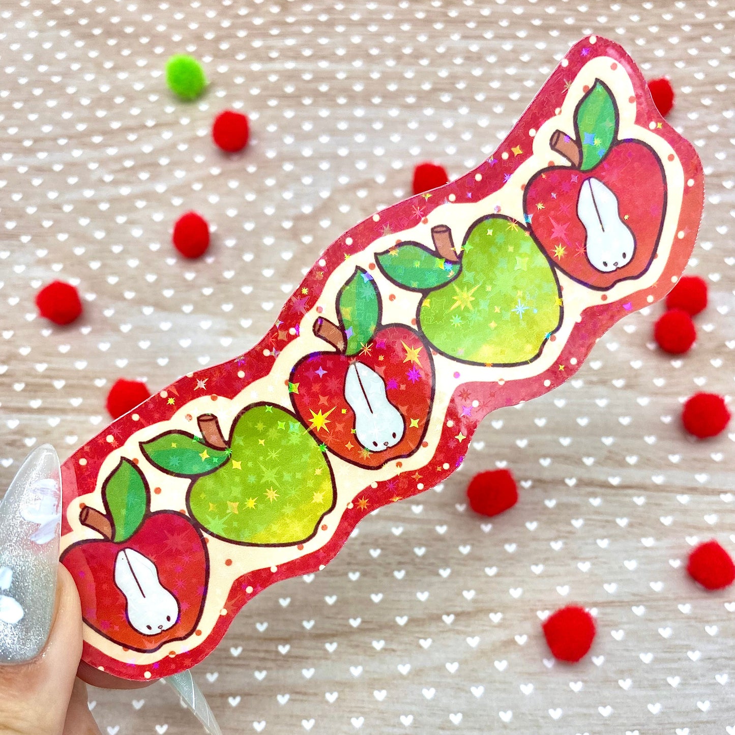 Apples x Bunnies Bookmark