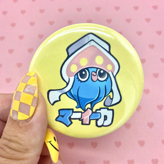 Inkay Button Pin