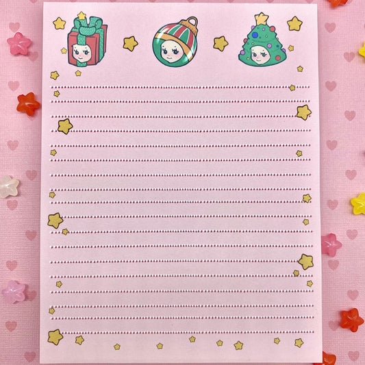 Christmas Sonys Large Notepad