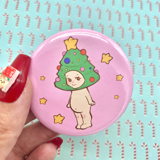 Christmas Sonny  Button Pin