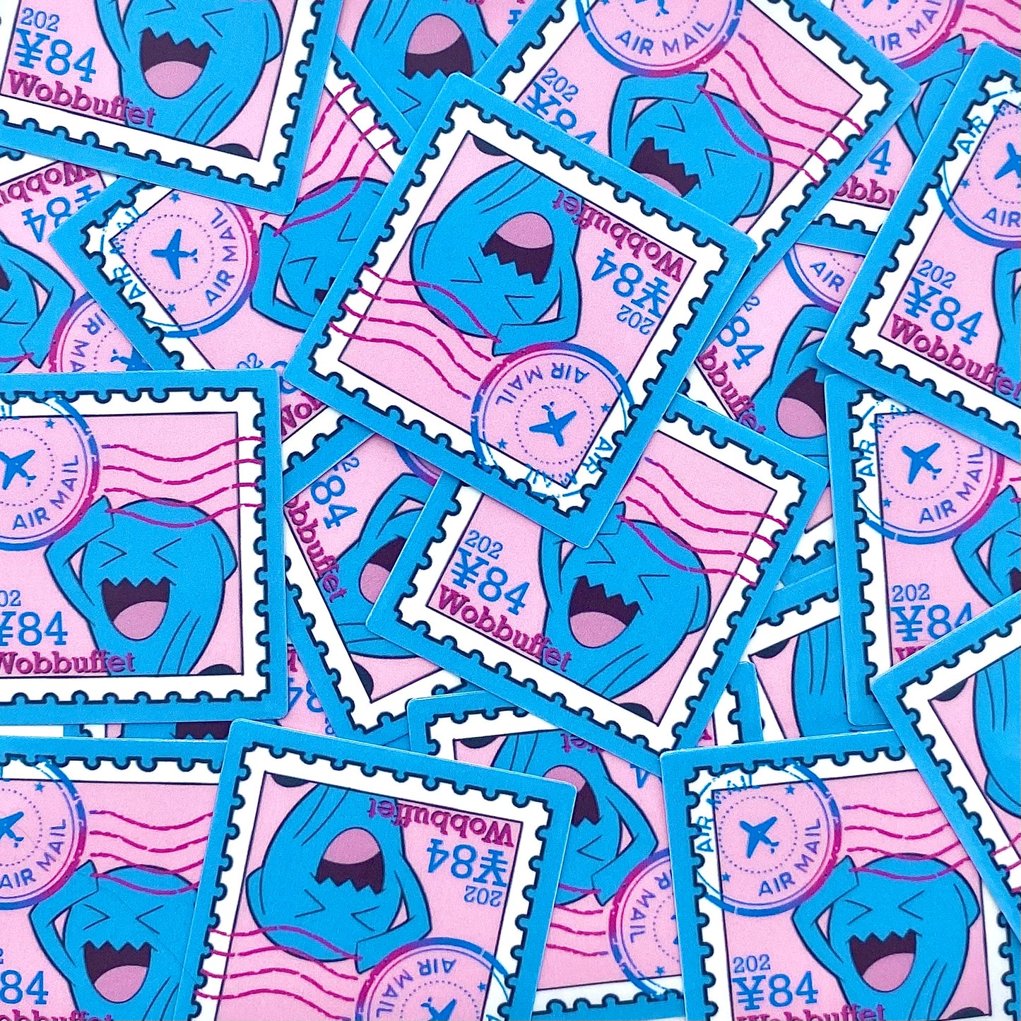 Psychic Pokepal Stamps (mockups) vinyl  sticker set