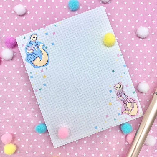 Sailor Fuku Ferrets Notepad