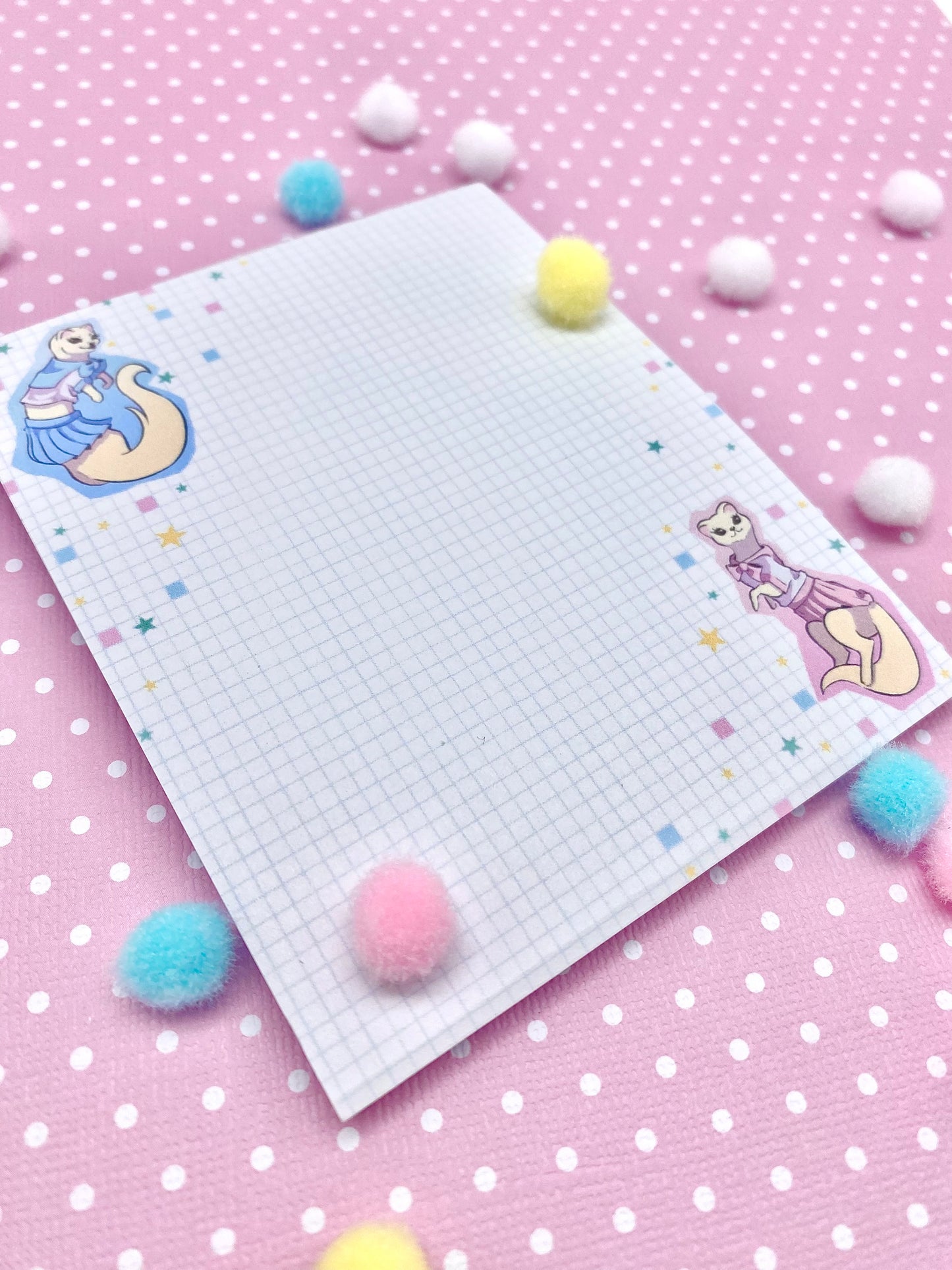 Sailor Fuku Ferrets Notepad