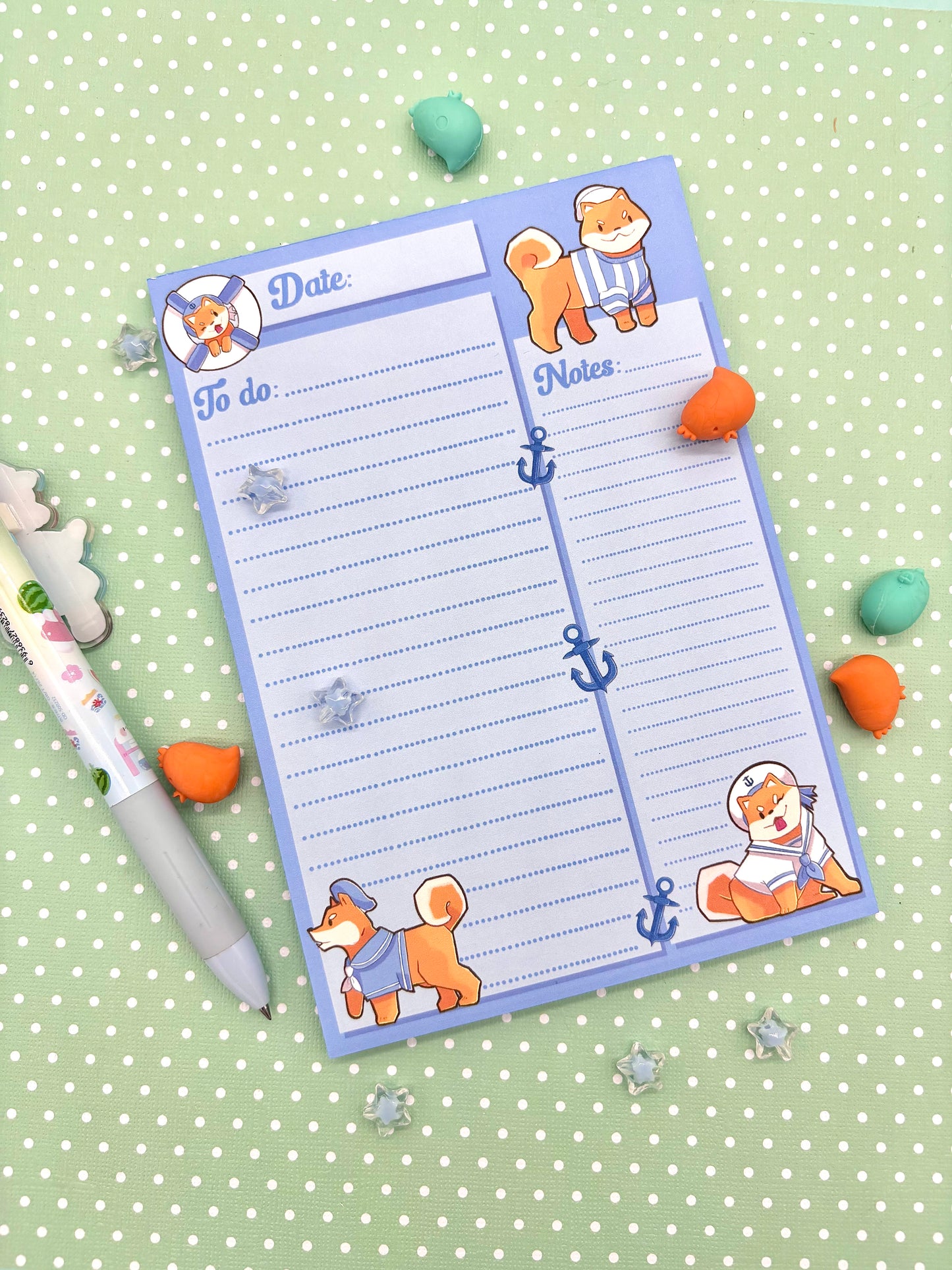 Shiba Inu Sailors Bundle Stationery Giftset