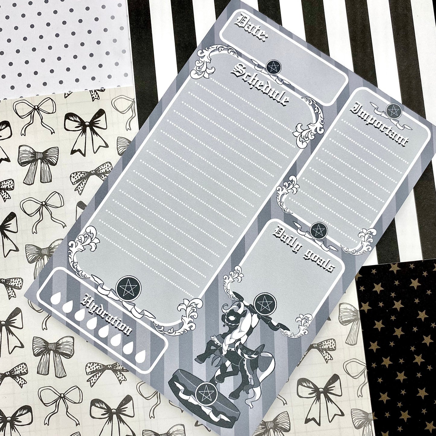 Goth Carousel Daily Planner
