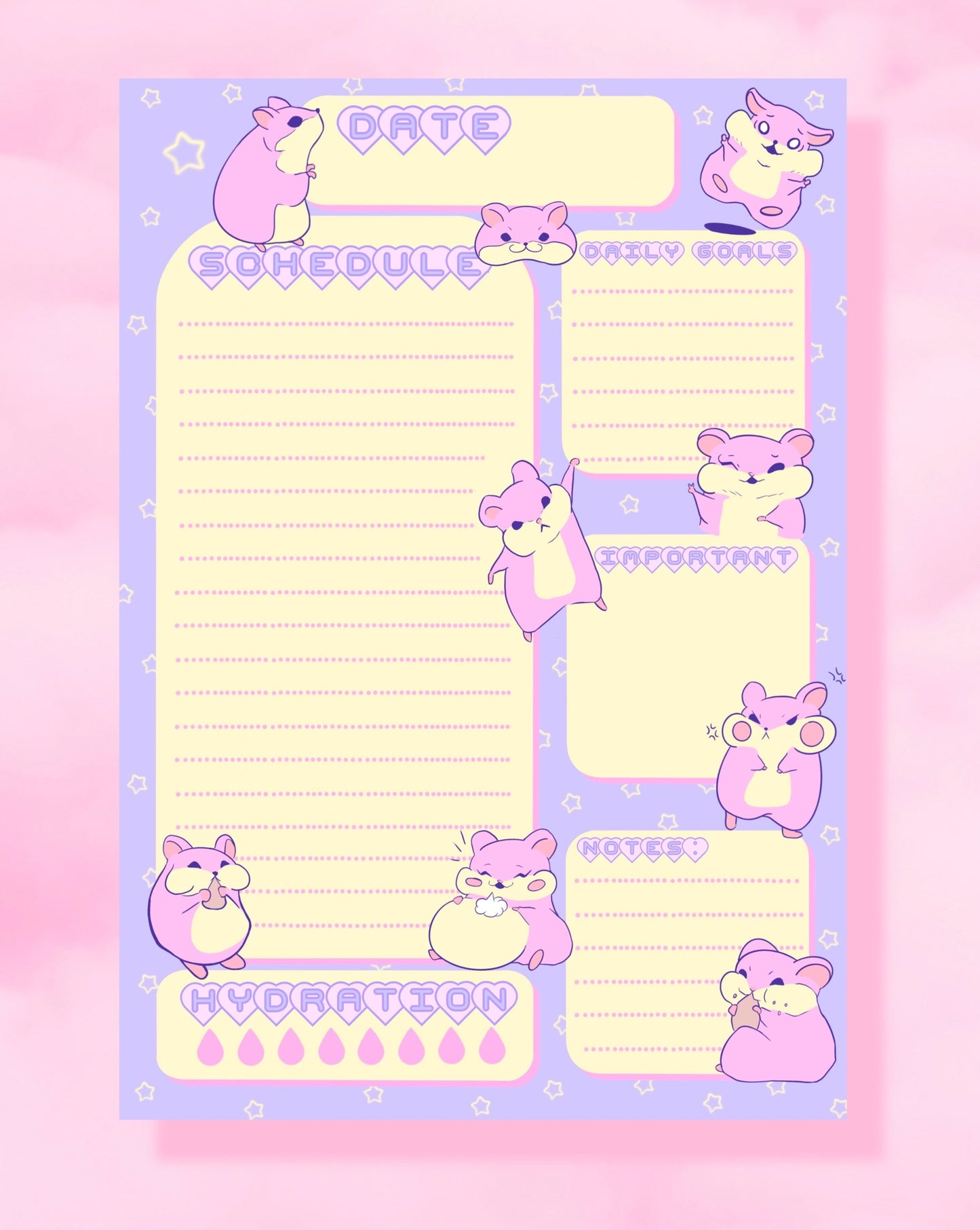 Hamsters Daily Planner