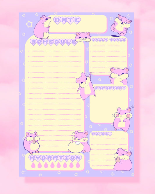 Hamsters Daily Planner