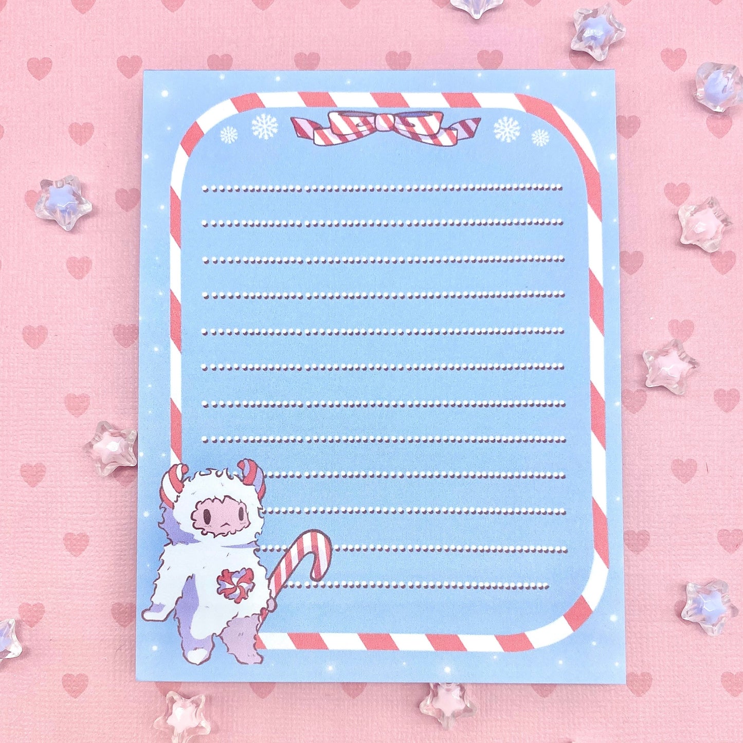 Peppermint Yetis Notepad