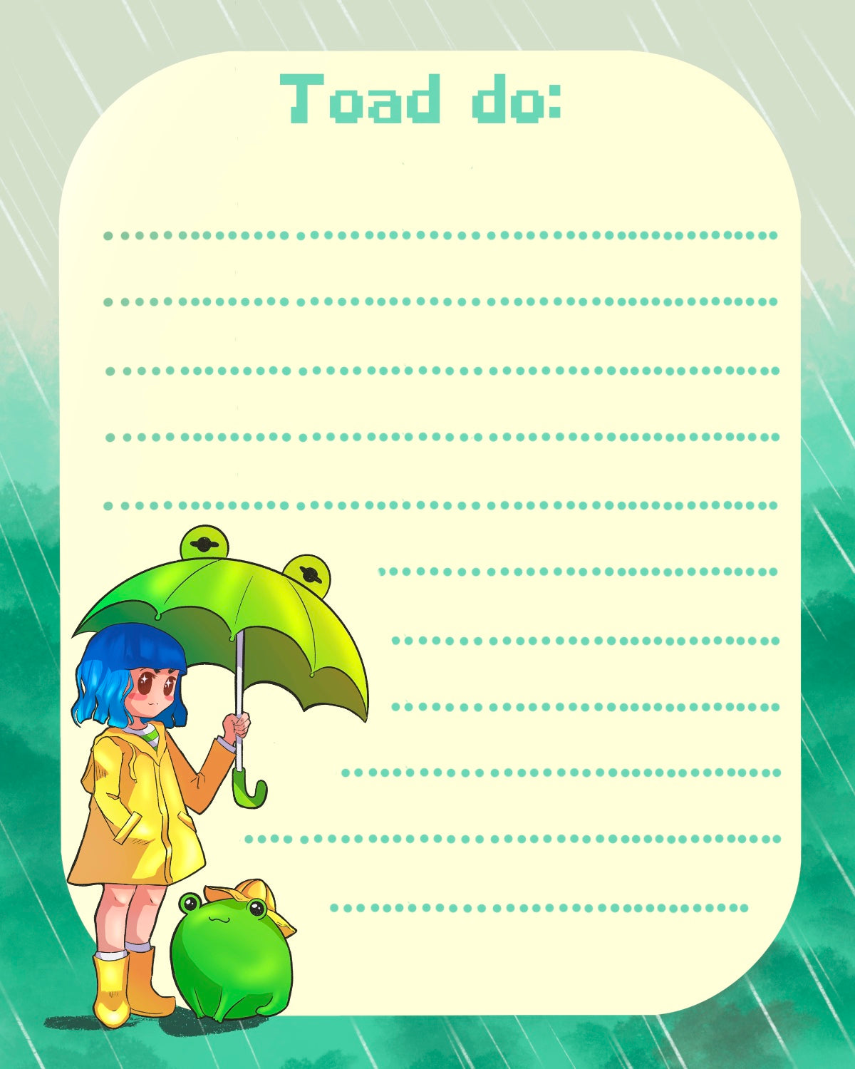 Froggy Friends Notepad