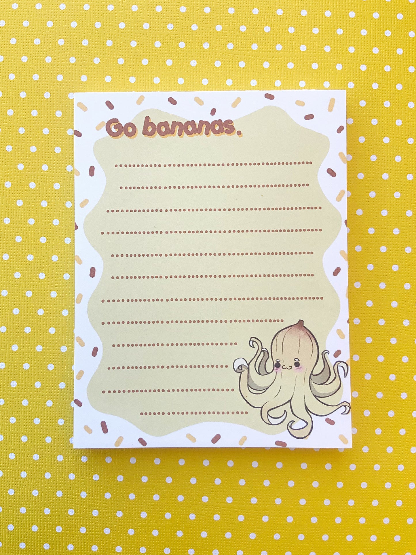 Go Bananas Notepad