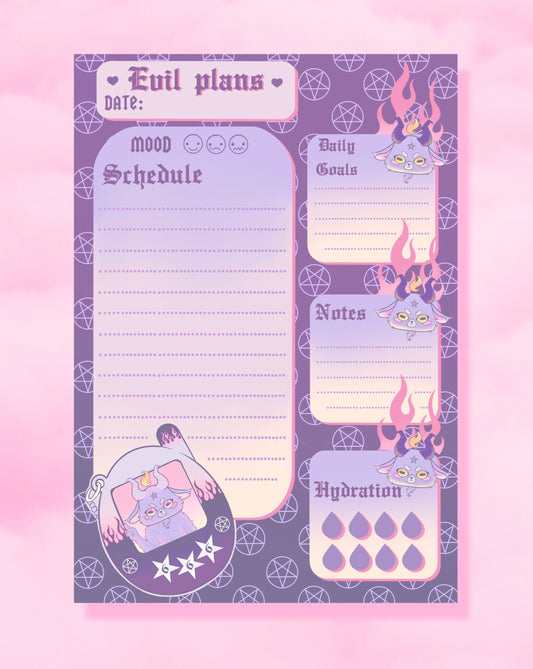 Baphomet Evil Plans Daily Planner