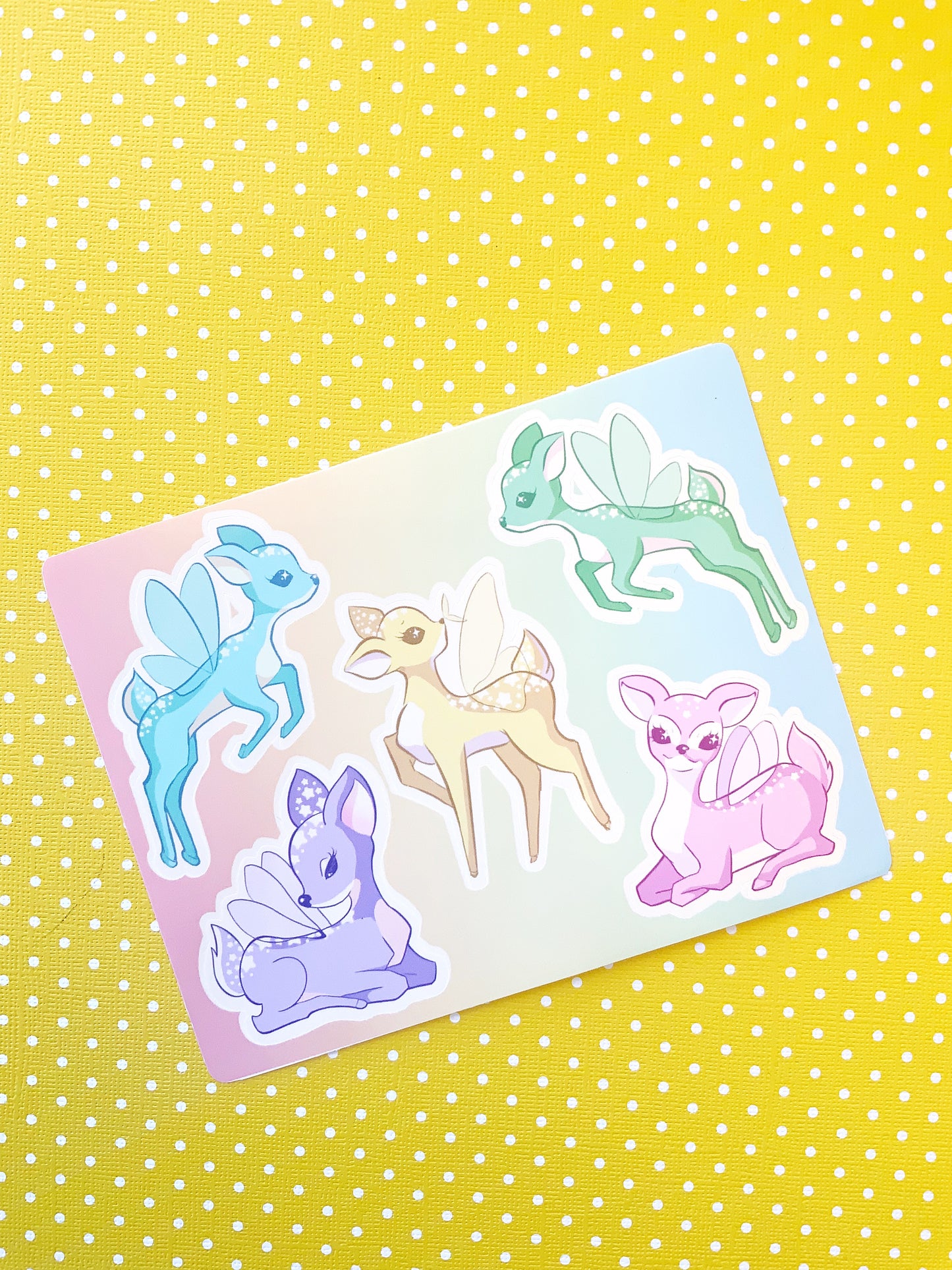 Fairy Deer Deco Sticker Sheet