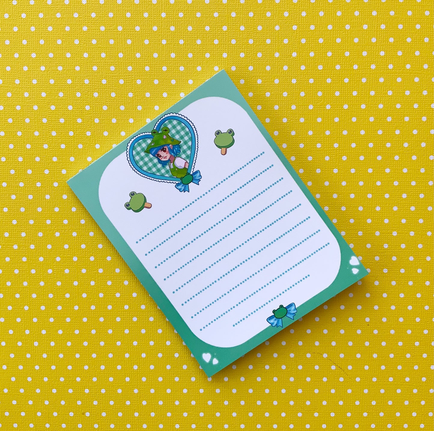 Froggy Bucket Hat Notepad