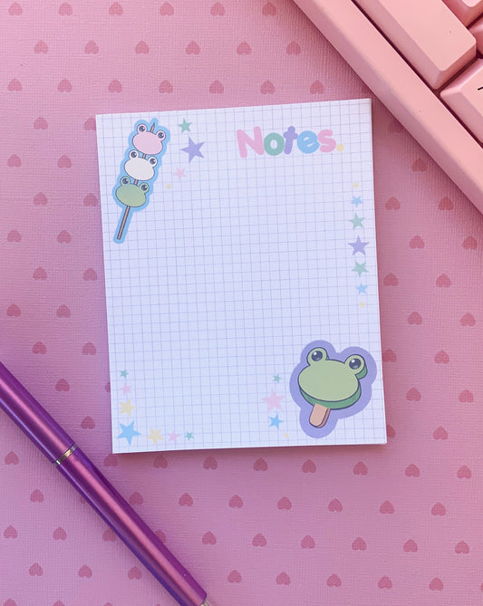 Froggy Snacks Notepad