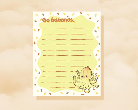 Go Bananas Notepad