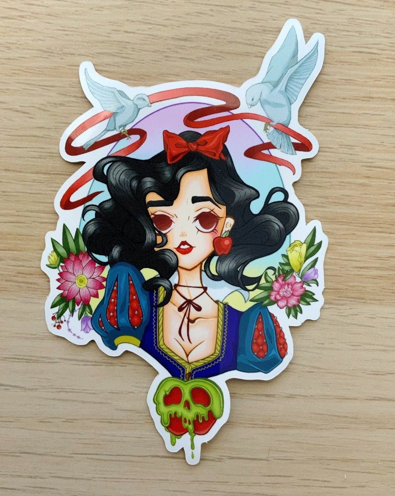 Princess Snow white vinyl sticker