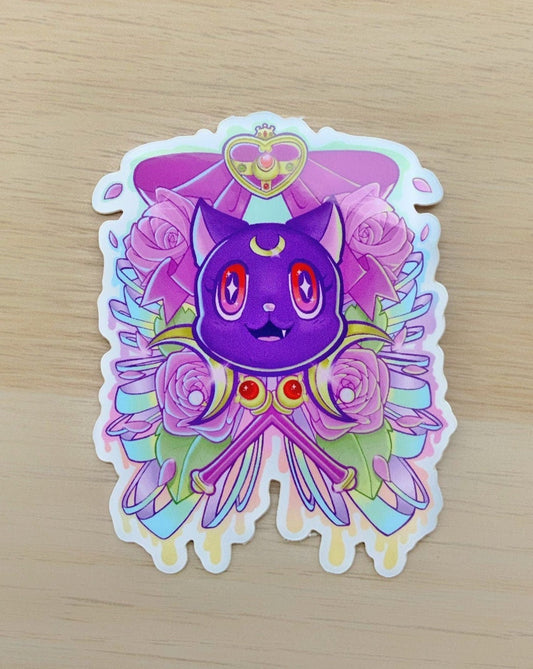 Sailor Moon Luna vinyl sticker