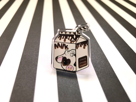 Moolisa Milkbox Juicebox Acrylic Pin